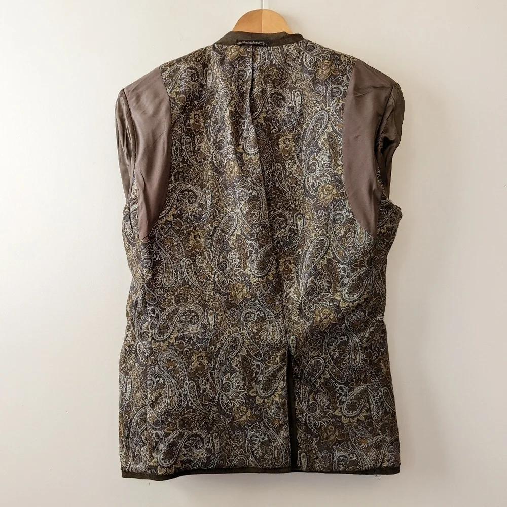 Lauren Ralph‎ Lauren Brown Faux Suede Sport Coat Blazer Size 40R